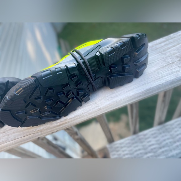 ALEXANDER MCQUEEN MCQ Men’s Orbyt Mid Neon YELLOW BLACK - Picture 11 of 12